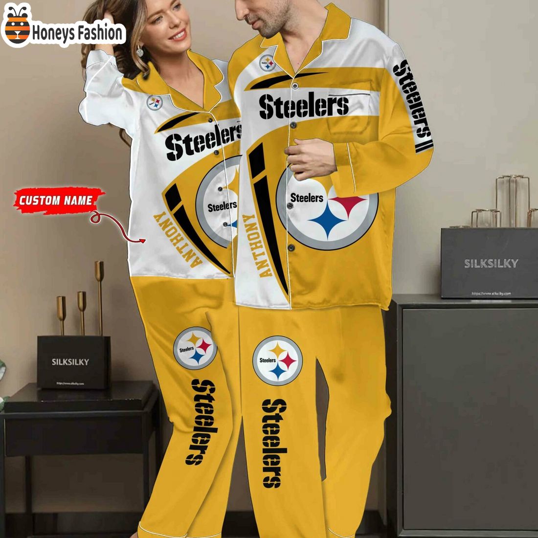 Pittsburgh Steelers NFL Family Premium Pajama Sets