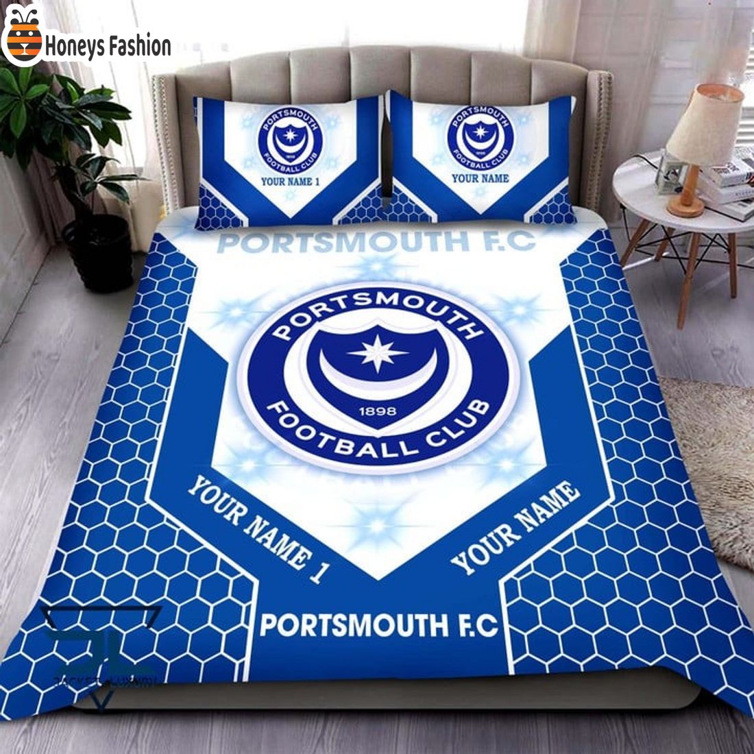 Portsmouth FC Personalized Bedding Set