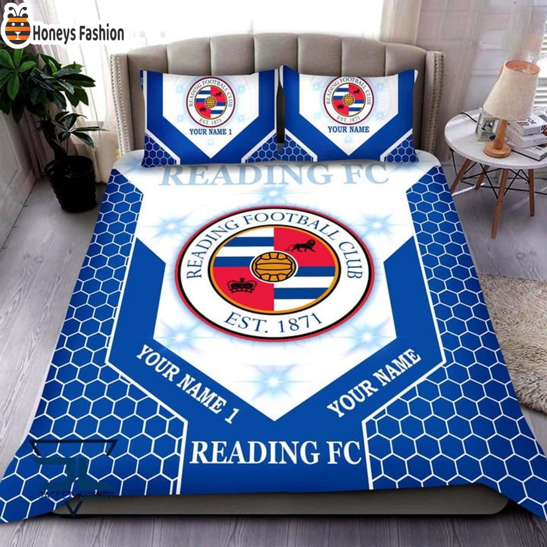 Reading FC Personalized Bedding Set