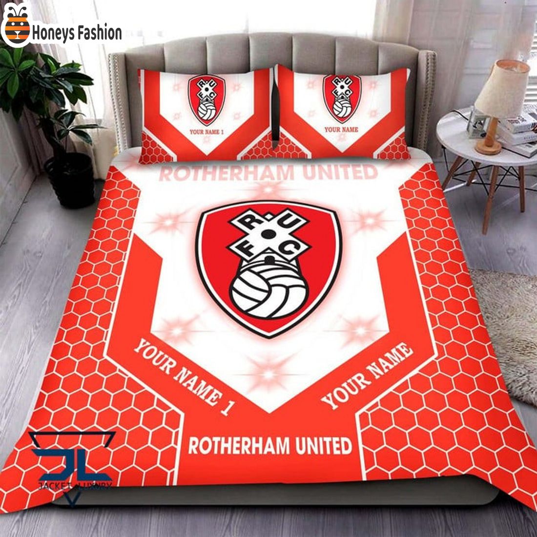 Rotherham United Personalized Bedding Set