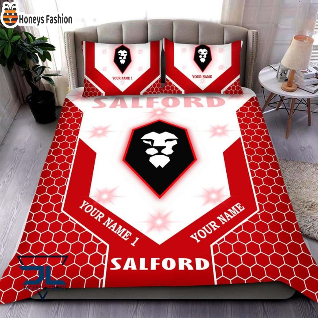 Salford City Personalized Bedding Set