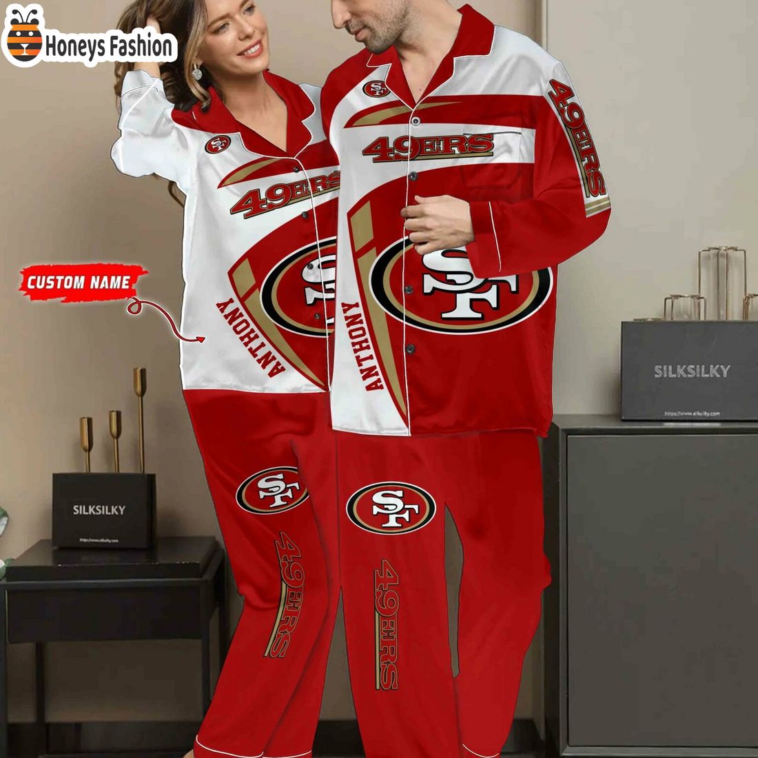 San Francisco 49ers NFL Family Premium Pajama Sets