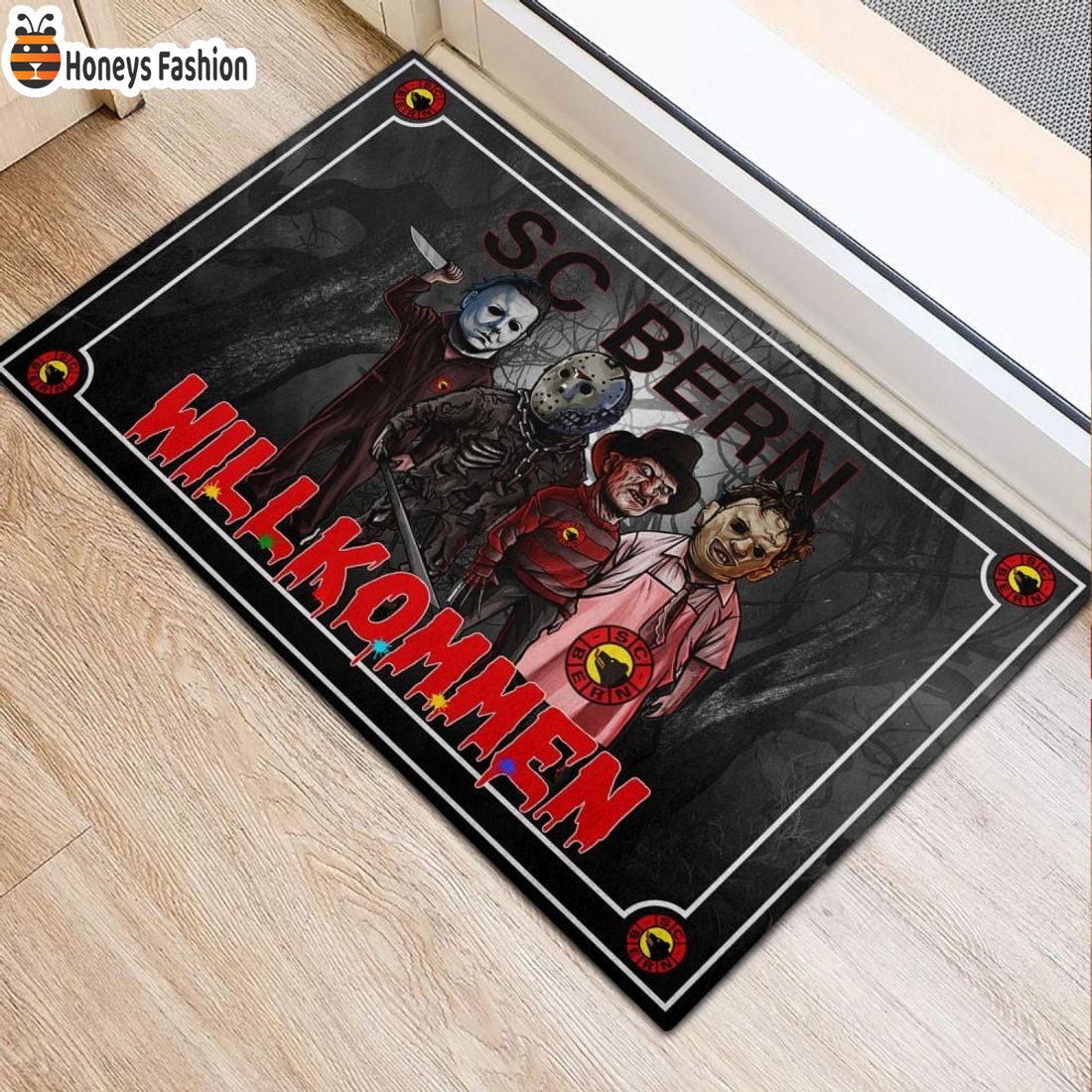 SC Bern Willkommen Halloween Doormat