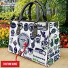 Seattle Seahawks Personalized Leather Handbag