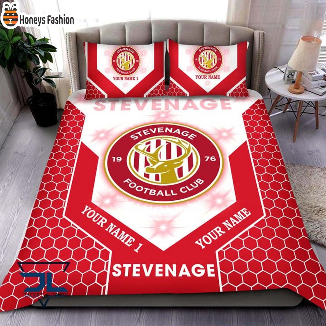 Stevenage Football Club Personalized Bedding Set