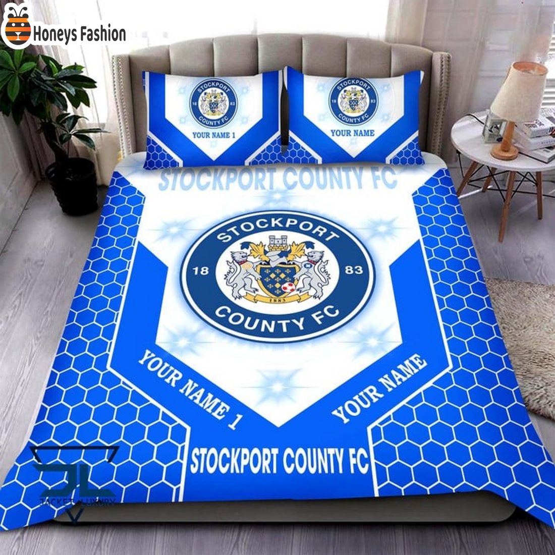 Stockport County FC Personalized Bedding Set