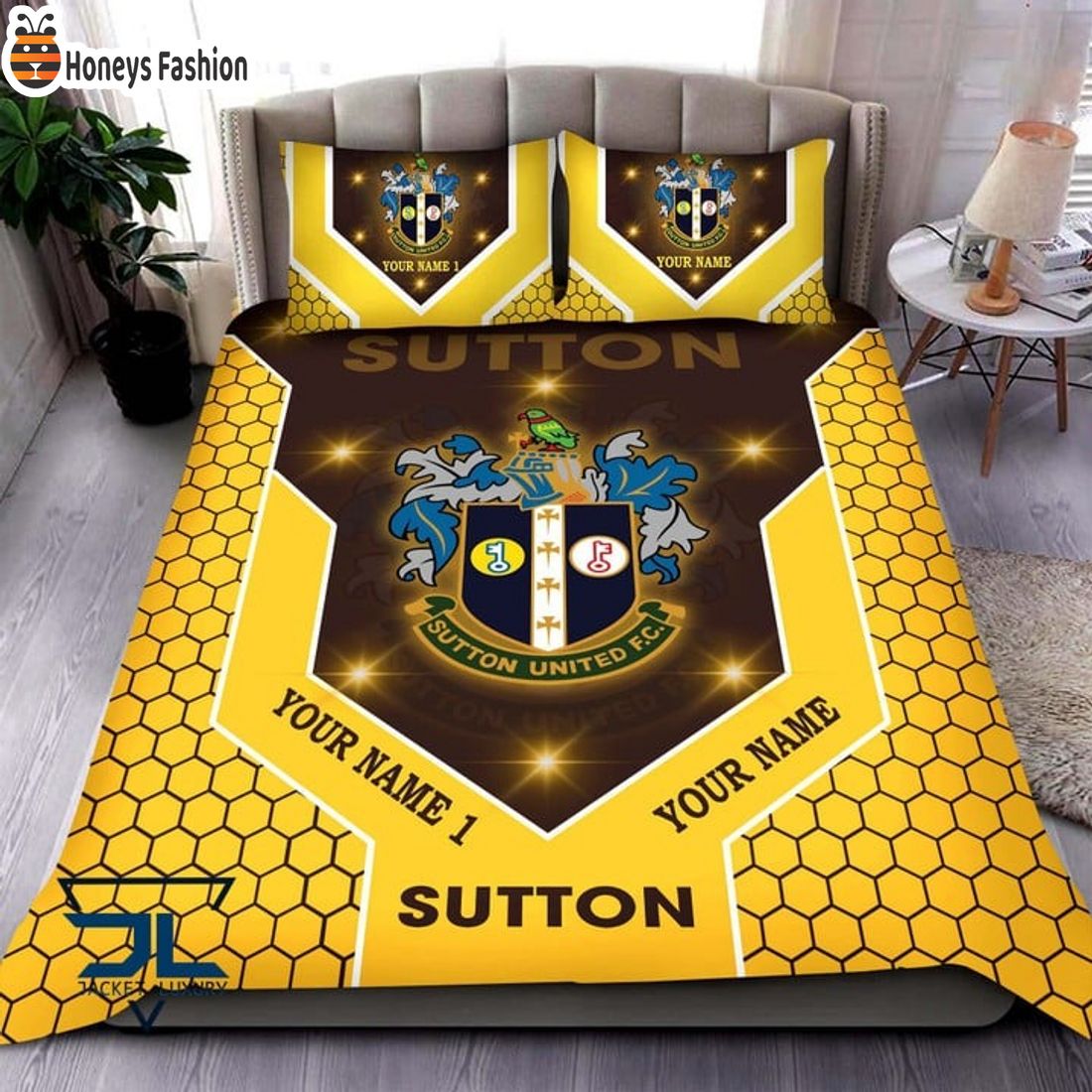 Sutton United Personalized Bedding Set