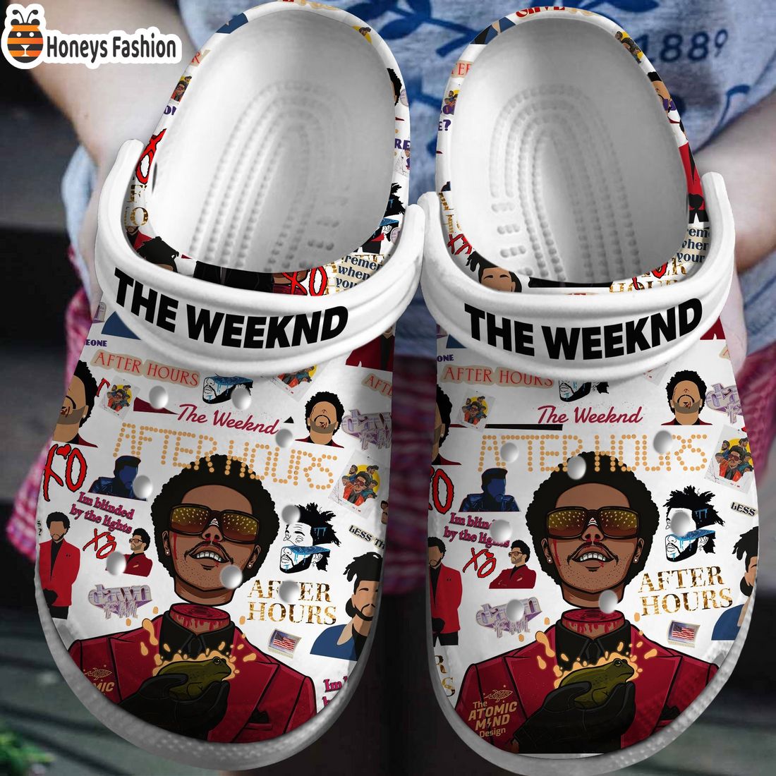 The Weeknd Music Crocs Crocband Clogs
