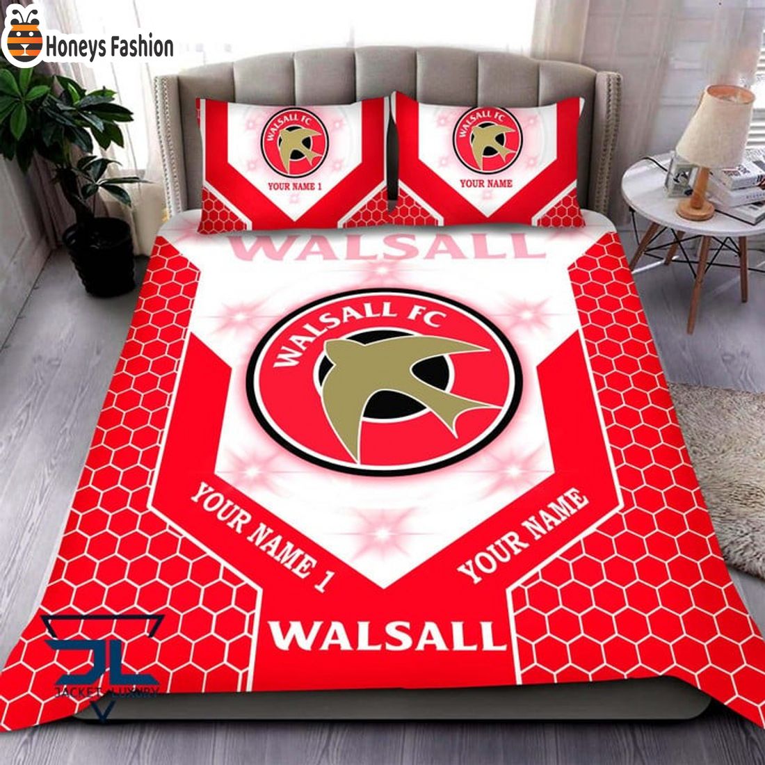Walsall FC Personalized Bedding Set