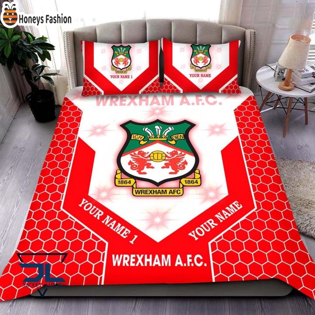 Wrexham AFC Personalized Bedding Set