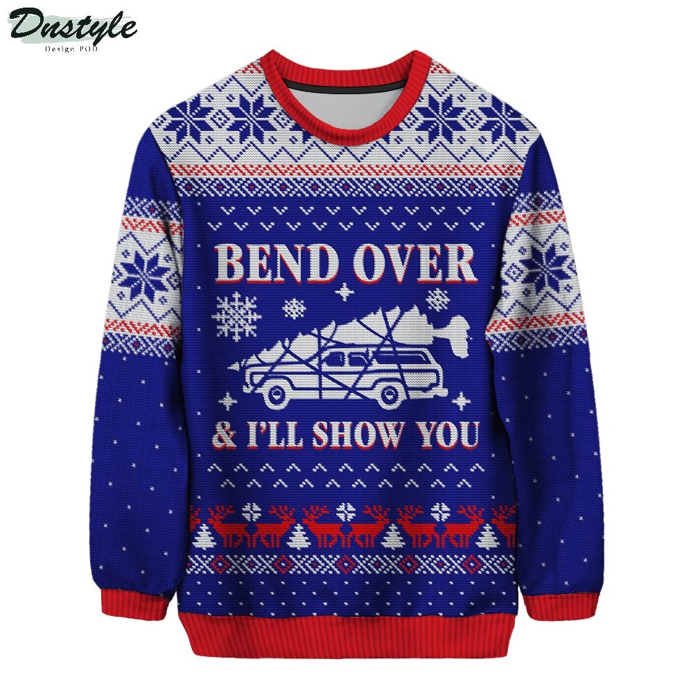 Bend over and I’ll show you ugly christmas sweater
