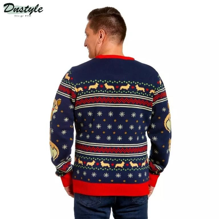 Corgi Holiday ugly christmas sweater