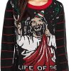 Life of the Party Jesus Ugly Christmas Sweater