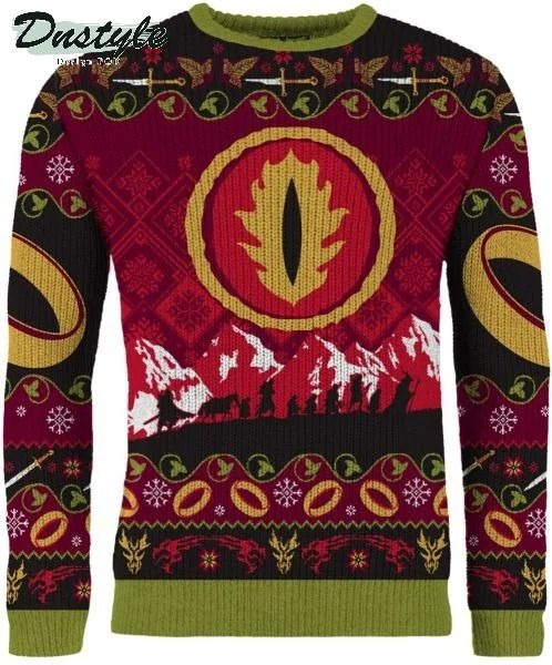 Lord of The Rings One Gold Ring Ugly Christmas Sweater