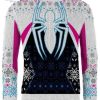 Spider-Gwen ghost of multiverse ugly christmas sweater