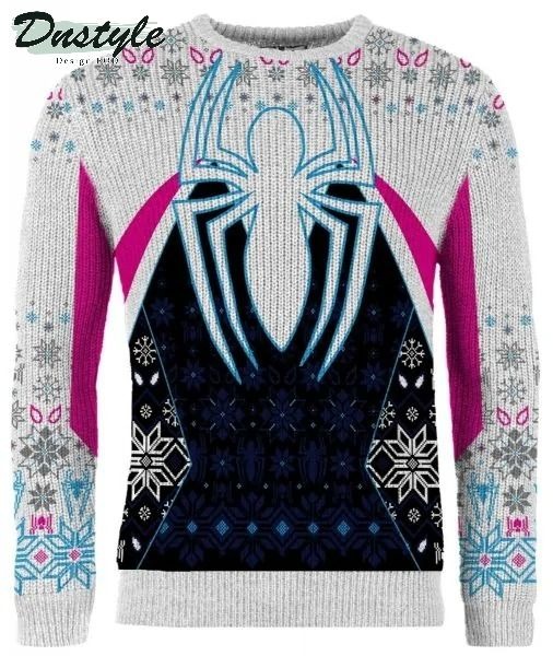 Spider-Gwen ghost of multiverse ugly christmas sweater