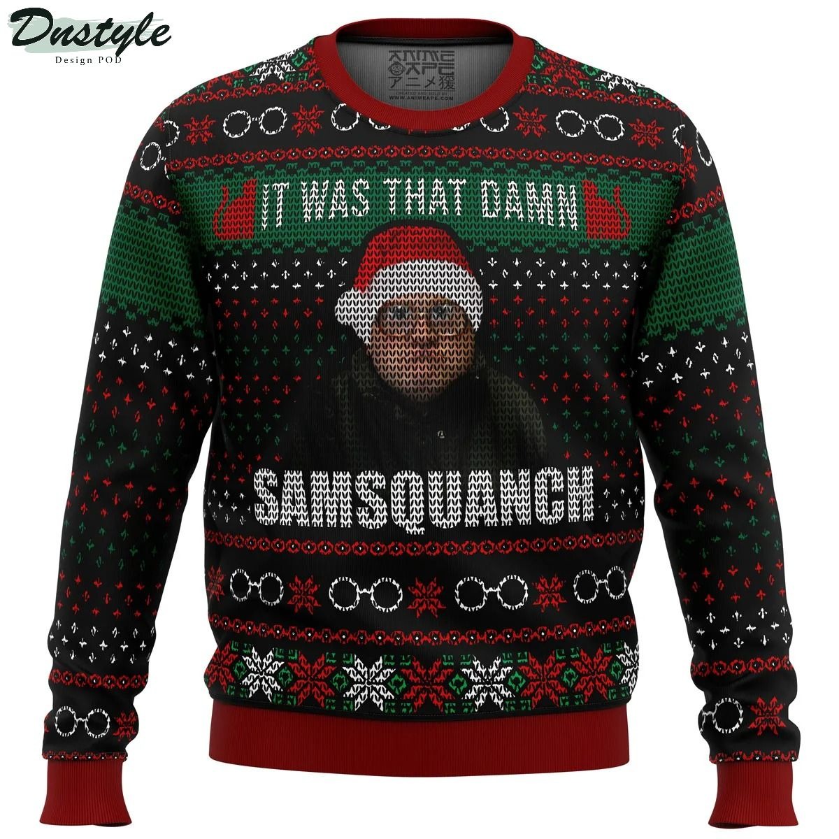 Trailer Park Boys Samsquanch Ugly Christmas Sweater