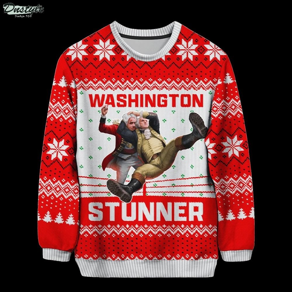 Washington stunner wrestling ugly christmas sweater