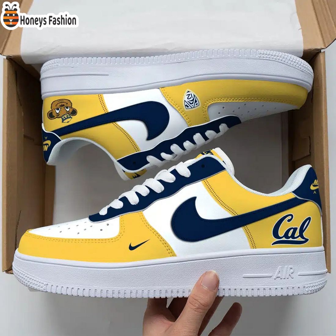 California Golden Bears NCAA Air Force 1 Shoes