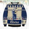 Coors Banquet Groot Ugly Christmas Sweater