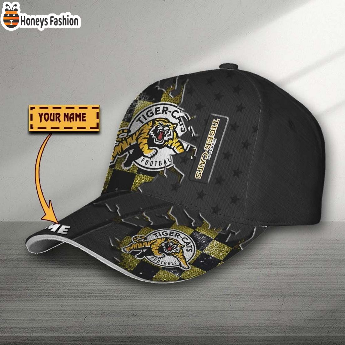 Hamilton Tiger Cats CFL Custom Name Classic Cap