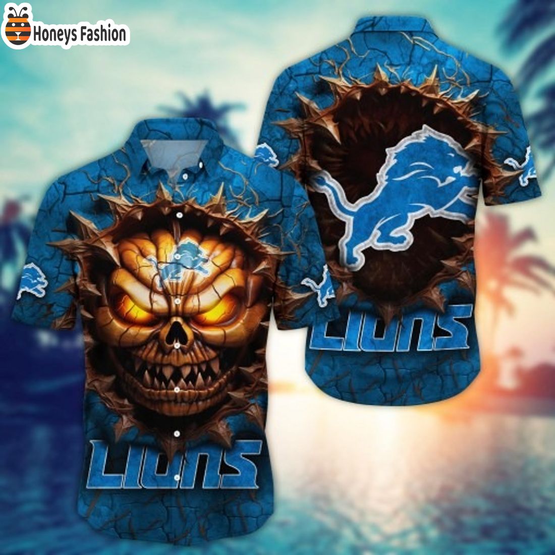 NFL Detroit Lions Hawaiian Shirt