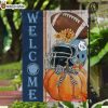 North Carolina Tar Heels NCAA Halloween Welcome Flag