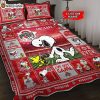 Ohio State Buckeyes NCAA Snoopy Custom Name Bedding Set