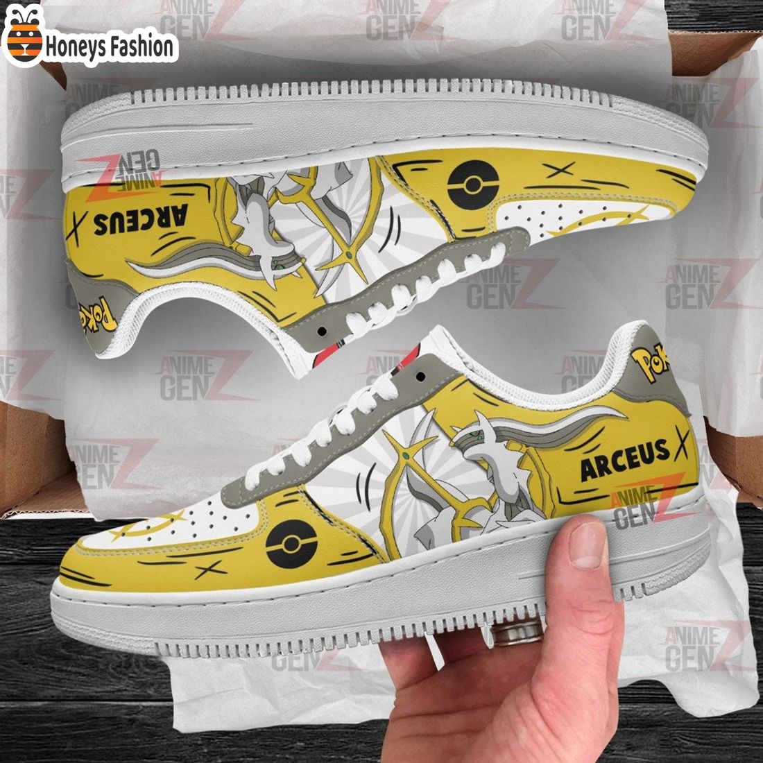 Pokemon Arceus Air Force 1 Sneakers