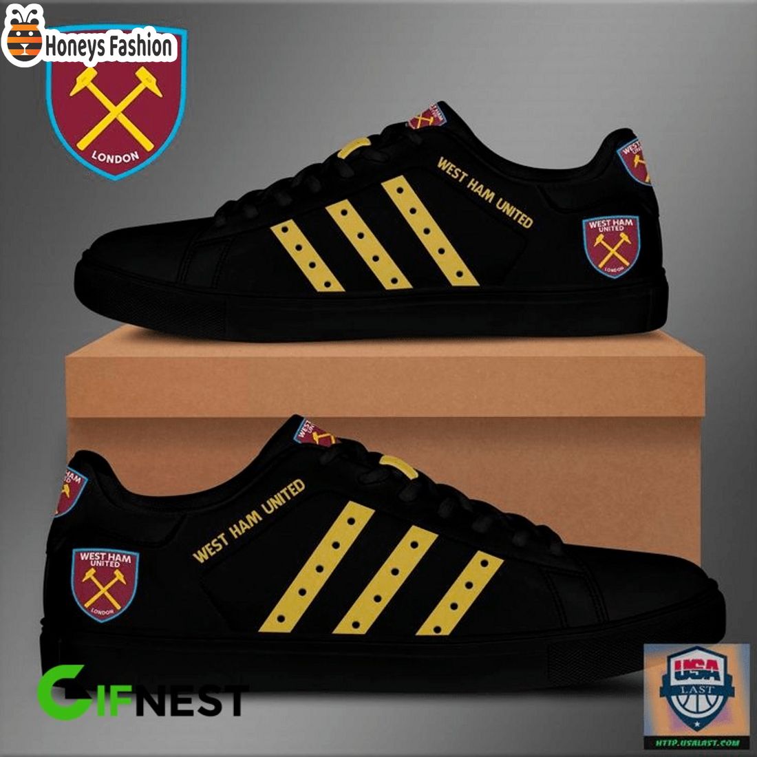 West Ham United stan smith skate shoes