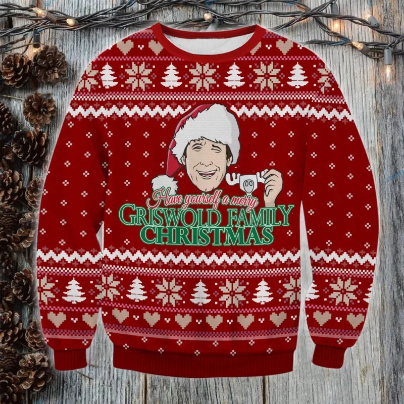 HOT HOT HOT Griswold Family Ugly Christmas Sweater