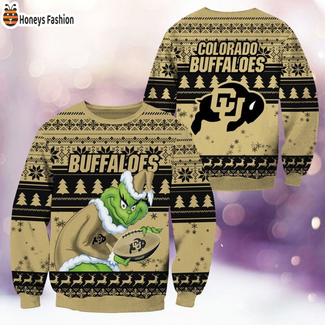 BEST TRENDING Colorado Buffaloes NCAA Grinch Ugly Christmas Sweater