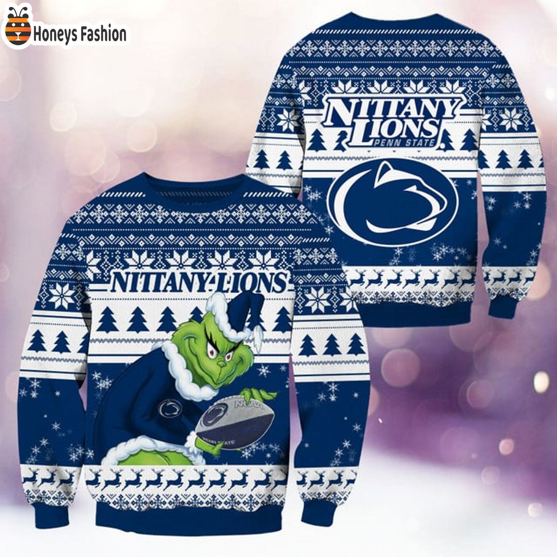 BEST TRENDING Penn State Nittany Lions NCAA Grinch Ugly Christmas Sweater