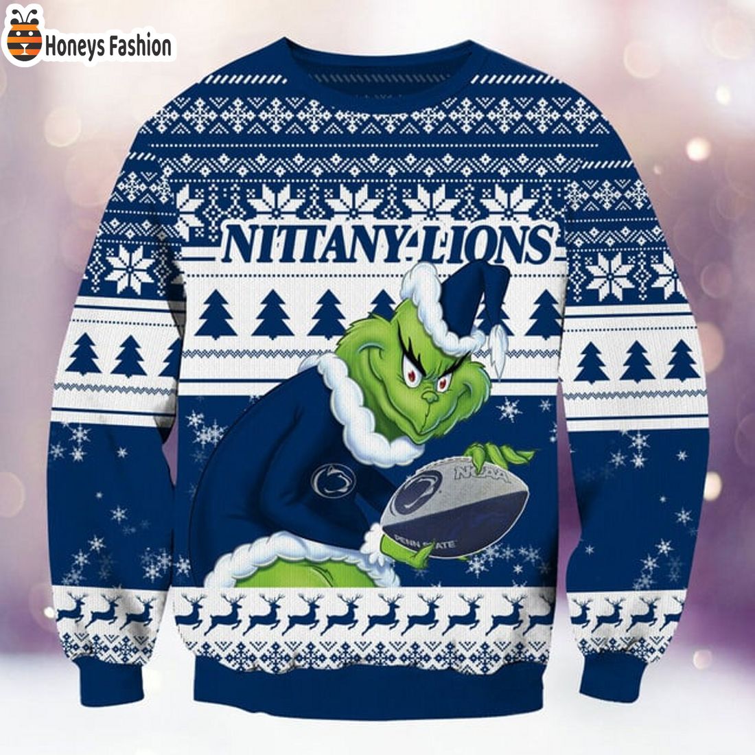 BEST TRENDING Penn State Nittany Lions NCAA Grinch Ugly Christmas Sweater