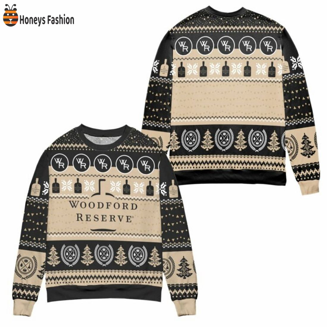 BEST TRENDING Woodford Reserve Bourbon Reindeer Christmas Ugly Sweater