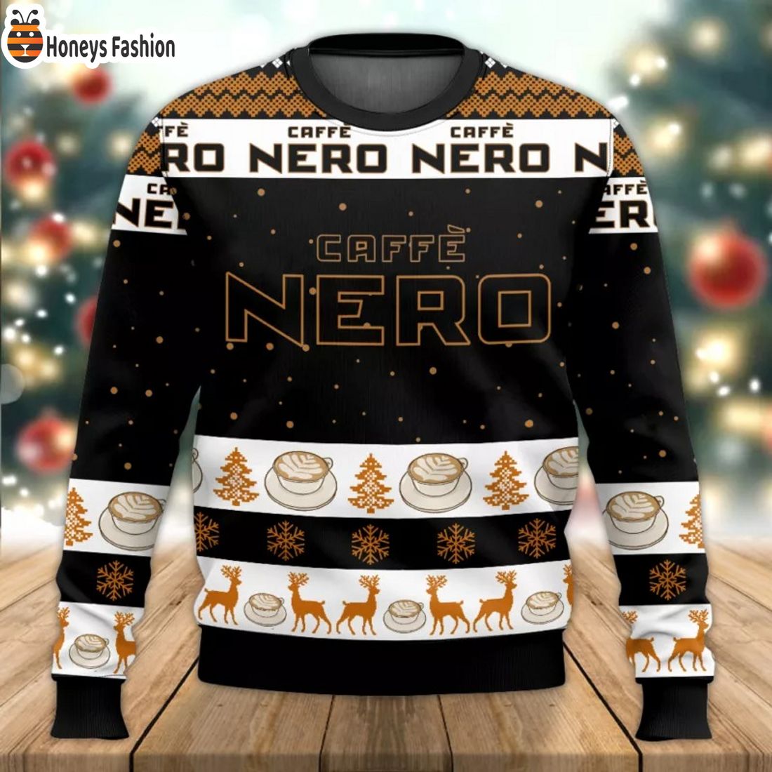 Caffe Nero Ugly Christmas Sweater