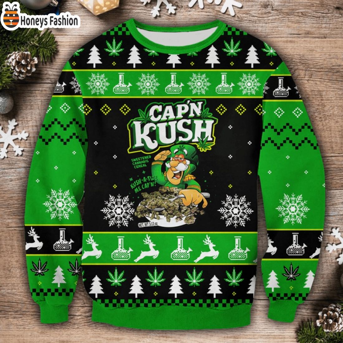 Cap’n Kush Ugly Christmas Sweater