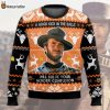 HOT HOT HOT Clint Eastwood A Good Kick In The Balls Ugly Christmas Sweater