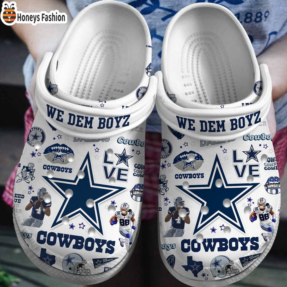 Dallas Cowboys We Dem Boyz Crocs Clog Crocband