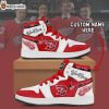 Detroit Red Wings NHL Custom Name Air Jordan 1 Sneakers