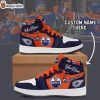 Edmonton Oilers NHL Custom Name Air Jordan 1 Sneakers
