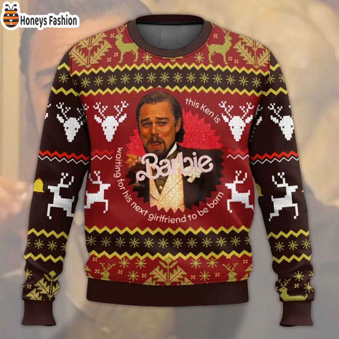 Funny Leo Barbie Ugly Christmas Sweater