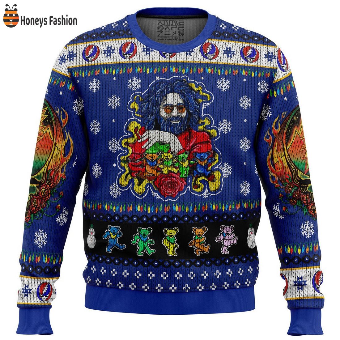 Grateful Dead Jerry Garcia Ugly Christmas Sweater