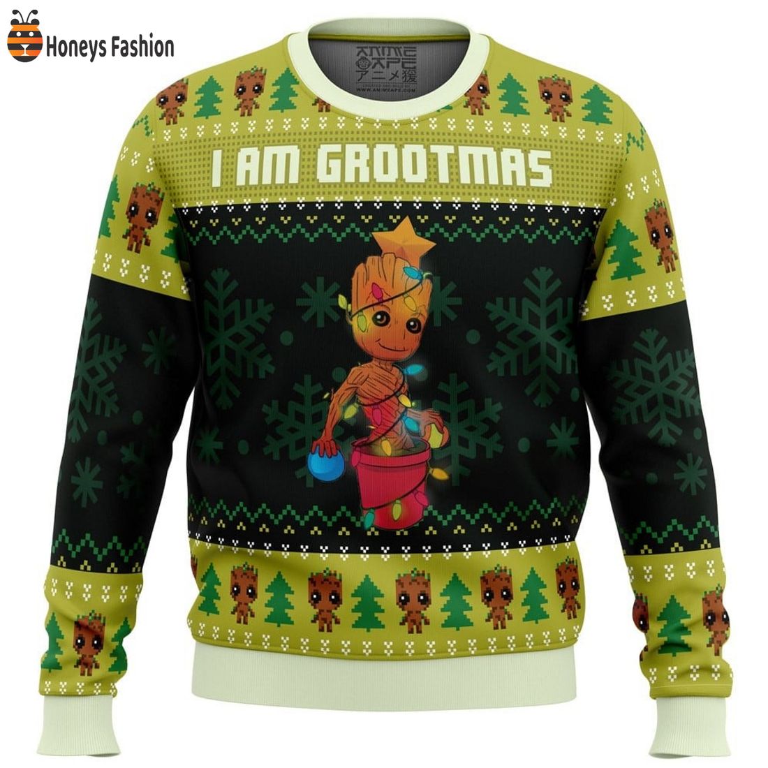 Guardians Of The Galaxy I am Grootmas Ugly Christmas Sweater