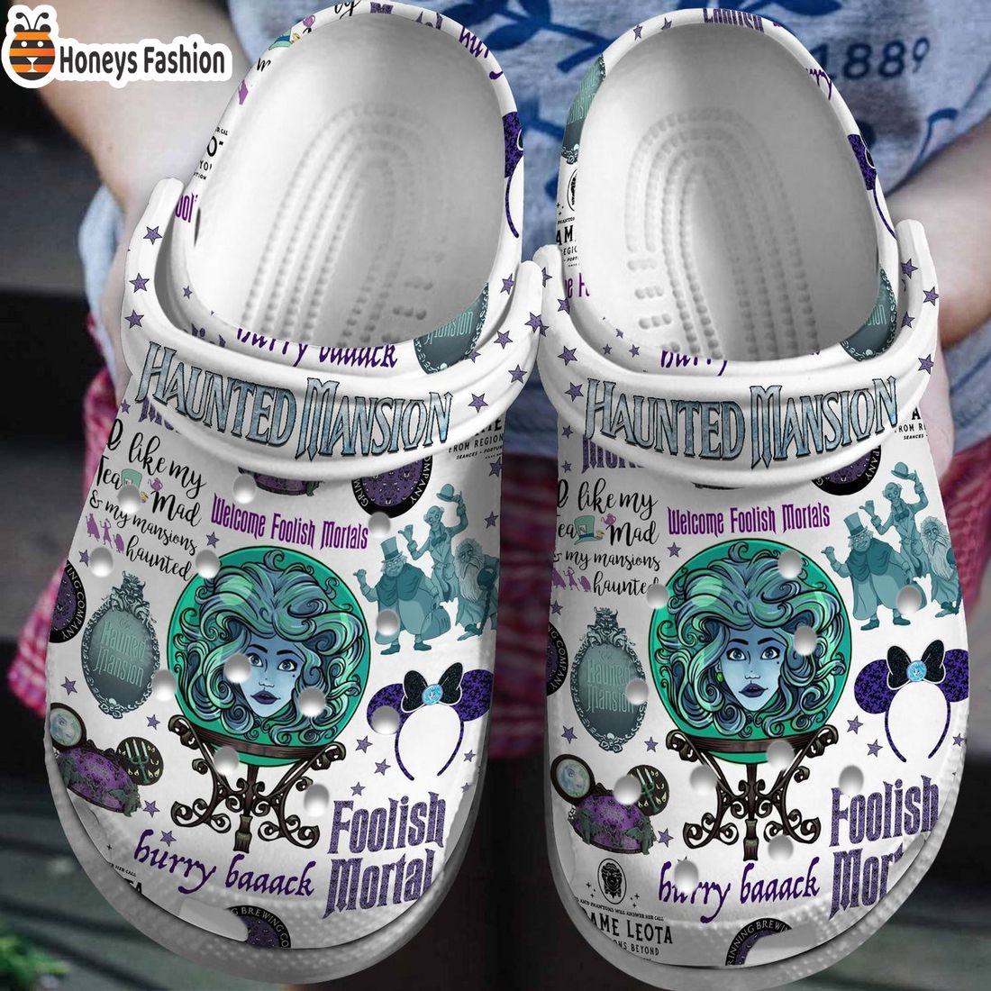 Haunted Mansion Foolish Mortals Crocs Clog