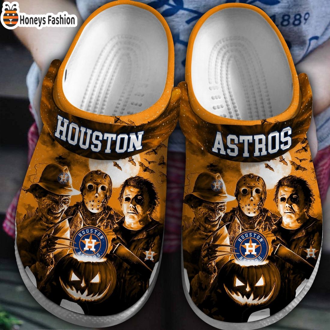 Houston Astros MLB Halloween Crocs Clog
