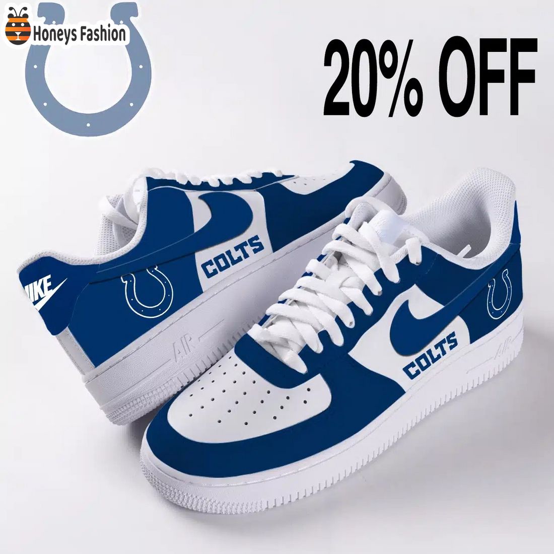 Indianapolis Colts NFL Nike Custom Air Force Shoes