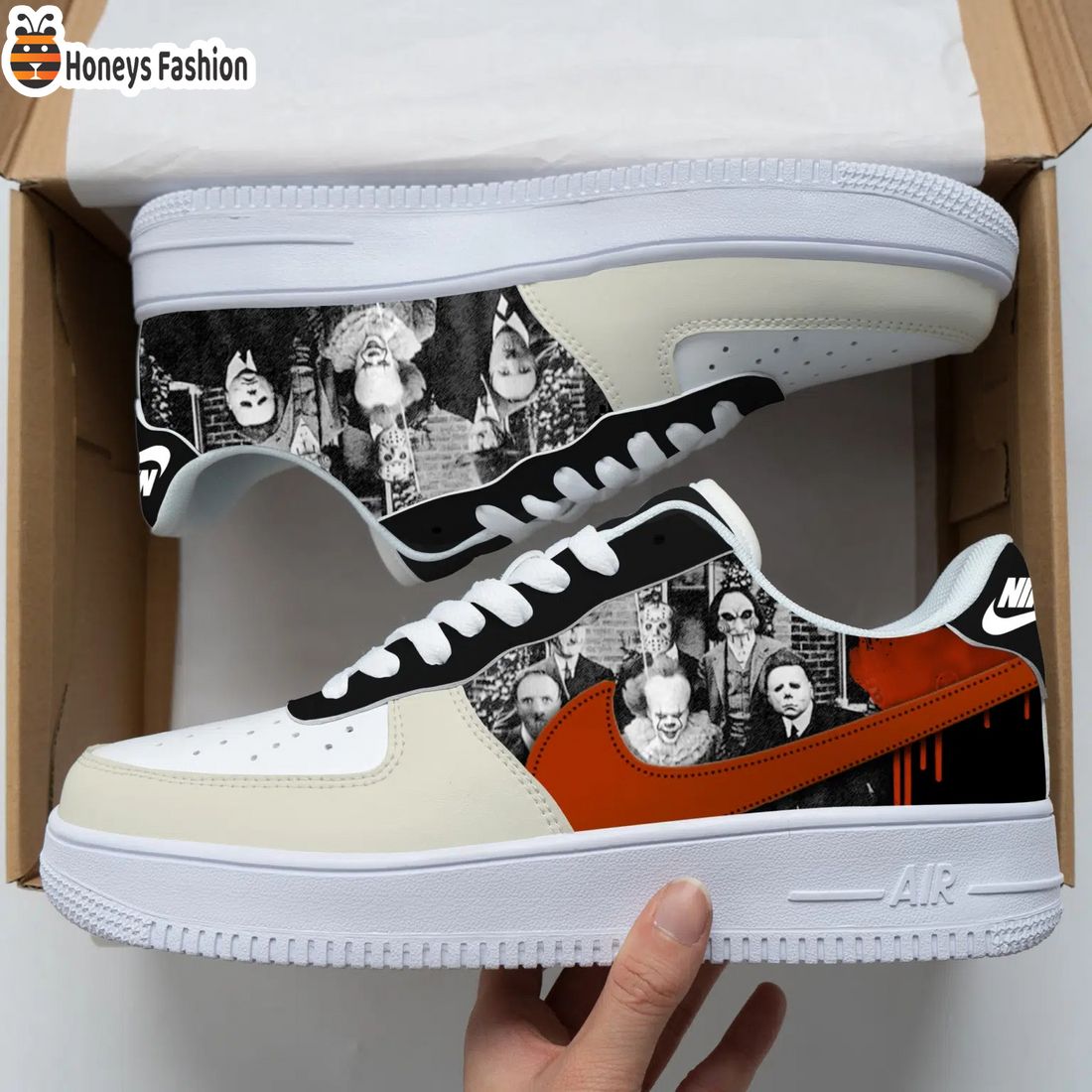 IT Horror Movies Personalized Nike Air Force Sneakers