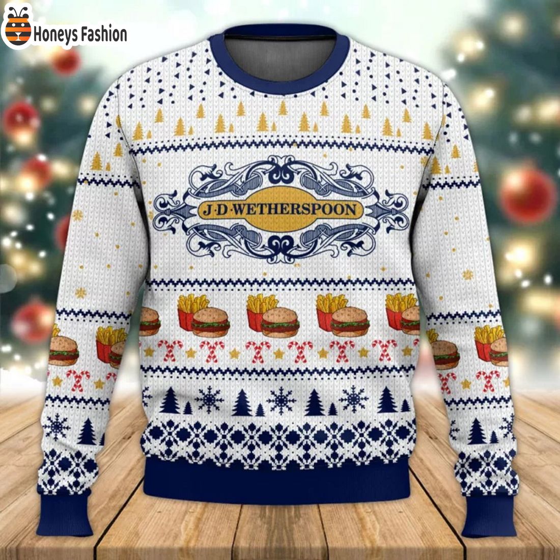 J D Wetherspoon Ugly Christmas Sweater