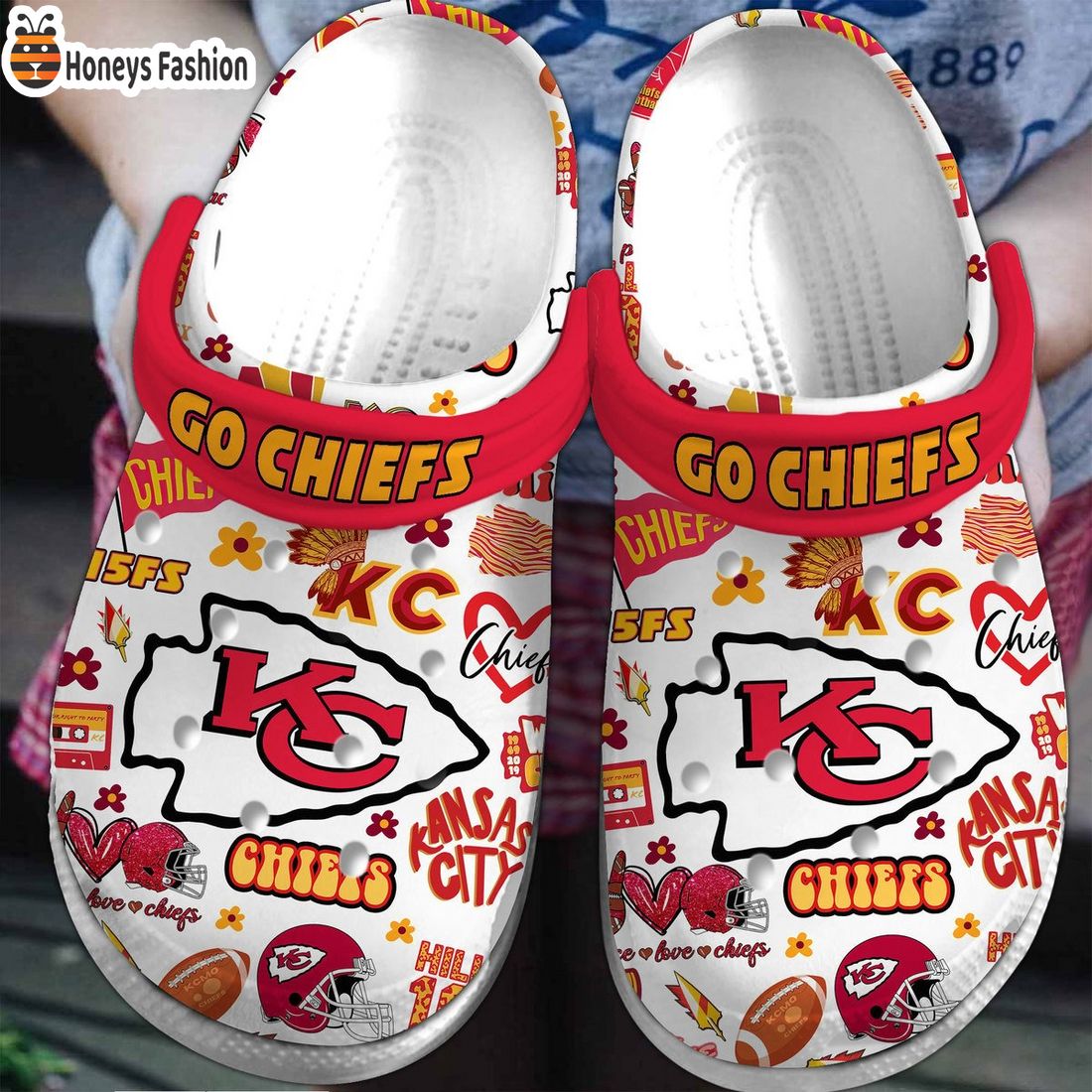 Kansas City Chiefs Go Chiefs Crocs Clog